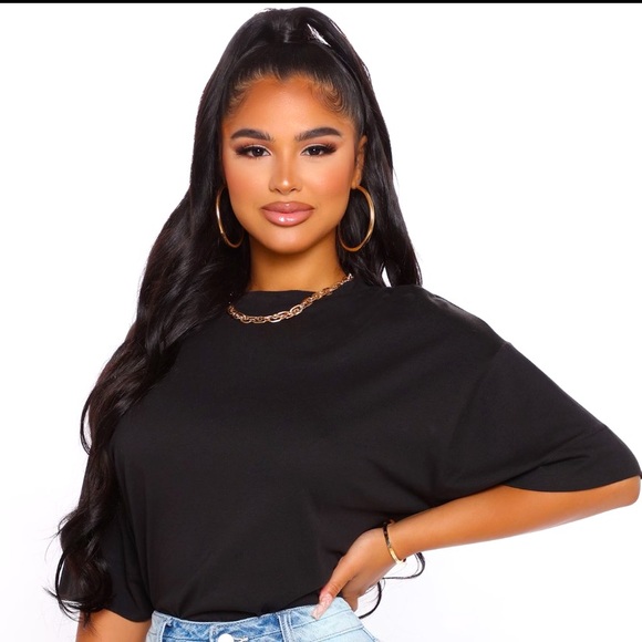 Sunday Ritual Oversized Top - Black - Picture 1 of 4